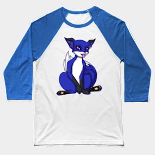 Blue foxi Baseball T-Shirt